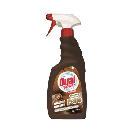 Препарат за почистване на кожа Dualpower Pelle Spray с восък, 500 мл - Dualpower