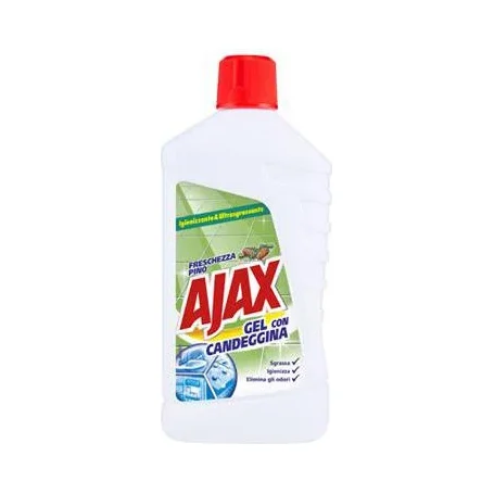 Препарат за под Ajax Gel с белина, 1 л - Ajax