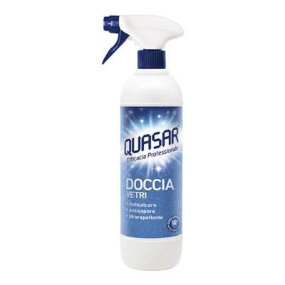 Препарат за стъклени повърхности в баня Quasar Doccia Spray, 580 мл - Quasar