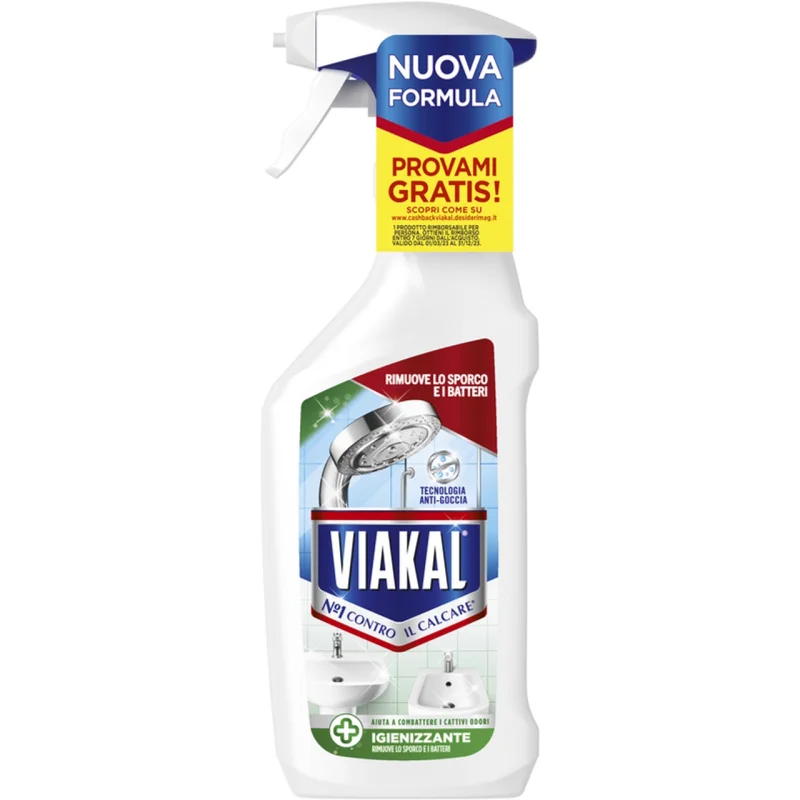 Препарат за баня и фаянс Viakal Spray Igienizzante, 470 мл