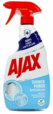 Препарат за баня Ajax Spray Shower Power Anticalcare, 600 мл