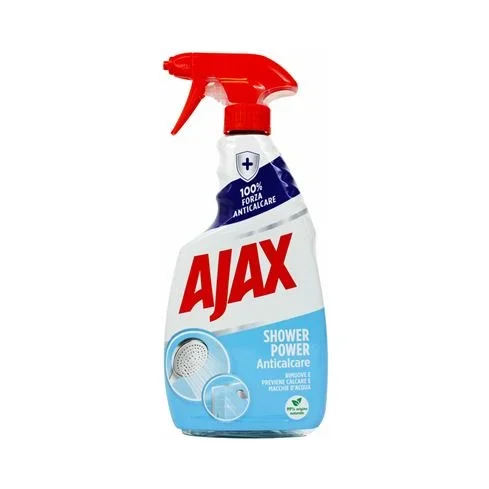 Препарат за баня Ajax Spray Shower Power Anticalcare, 600 мл - Ajax