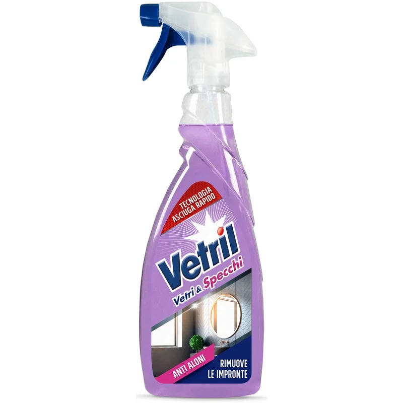 Препарат за стъкла и огледала Vetril Spray 650 мл