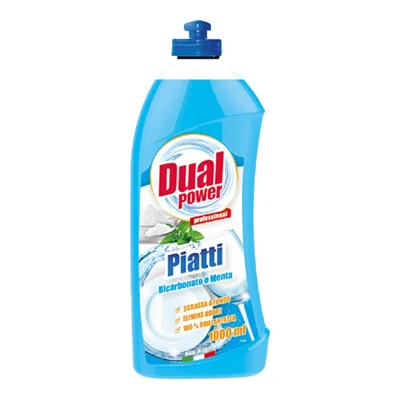 Препарат за съдове Dualpower Bicarbonato E Menta, 1 л