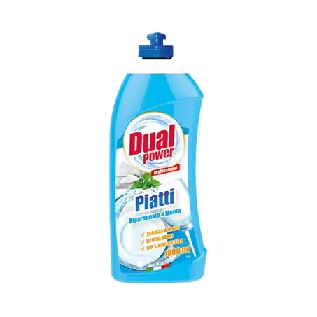 Препарат за съдове Dualpower Bicarbonato E Menta, 1 л - Dualpower