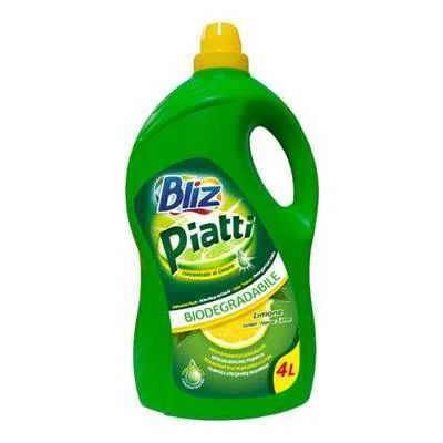 Препарат за съдове Bliz Limone зелен, 4 л