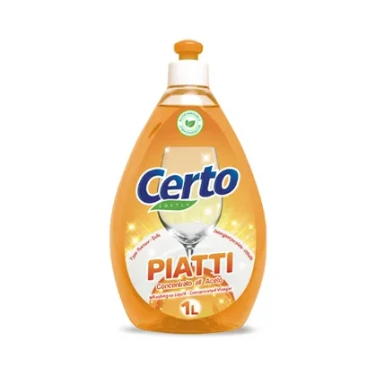 Препарат за съдове Certo с оцет, 1 л - Certo