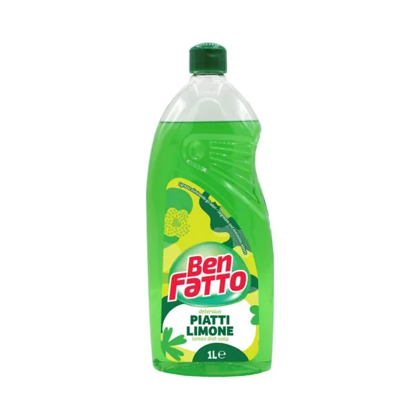 Препарат за съдове Ben Fatto Limone /зелен/, 1 л - Ben Fatto