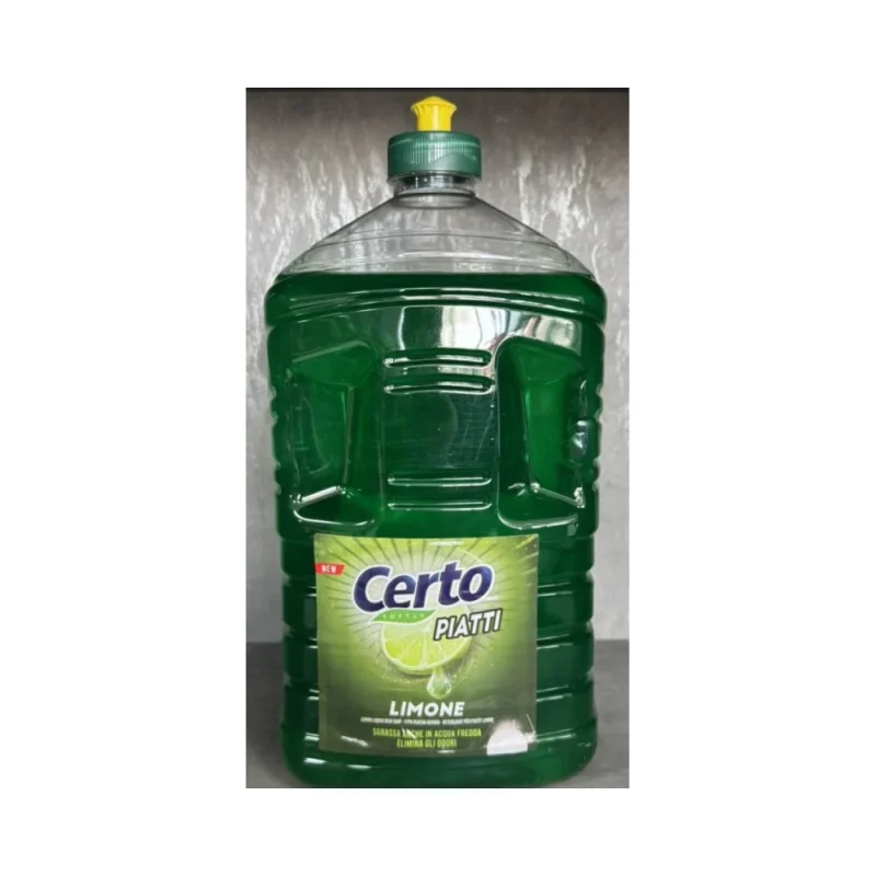 Препарат за съдове Certo лимон /зелен/, 3 л - Certo