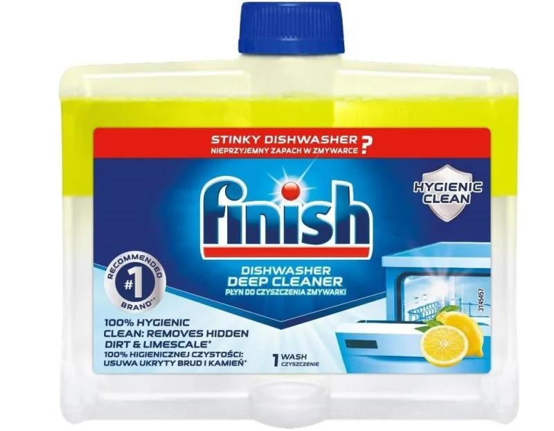 Препарат за почистване на съдомиялна Finish Lemon 250 мл, двуфазен - Finish