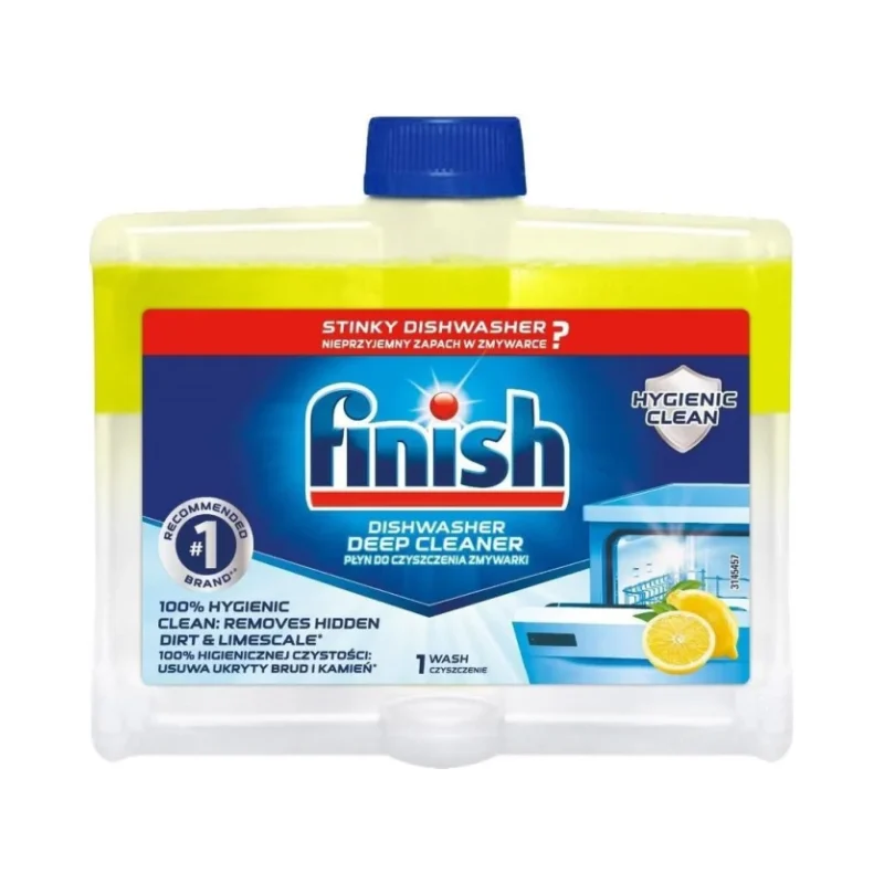 Препарат за почистване на съдомиялна Finish Lemon 250 мл, двуфазен - Finish