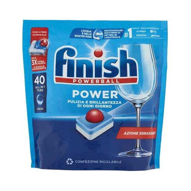 Таблетки за съдомиялна Finish Powerball Power All In One Classico 40 бр