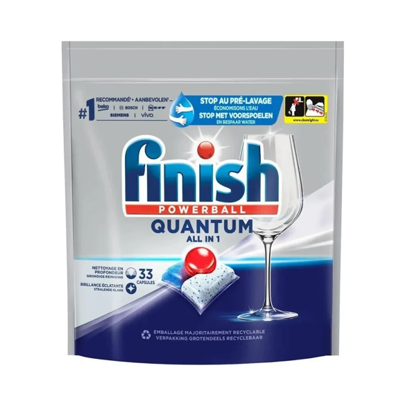 Таблетки за съдомиялна Finish Quantum Regular 33 бр - Finish