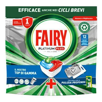 Таблетки за съдомиялна Fairy Platinum Plus, 12/13 бр