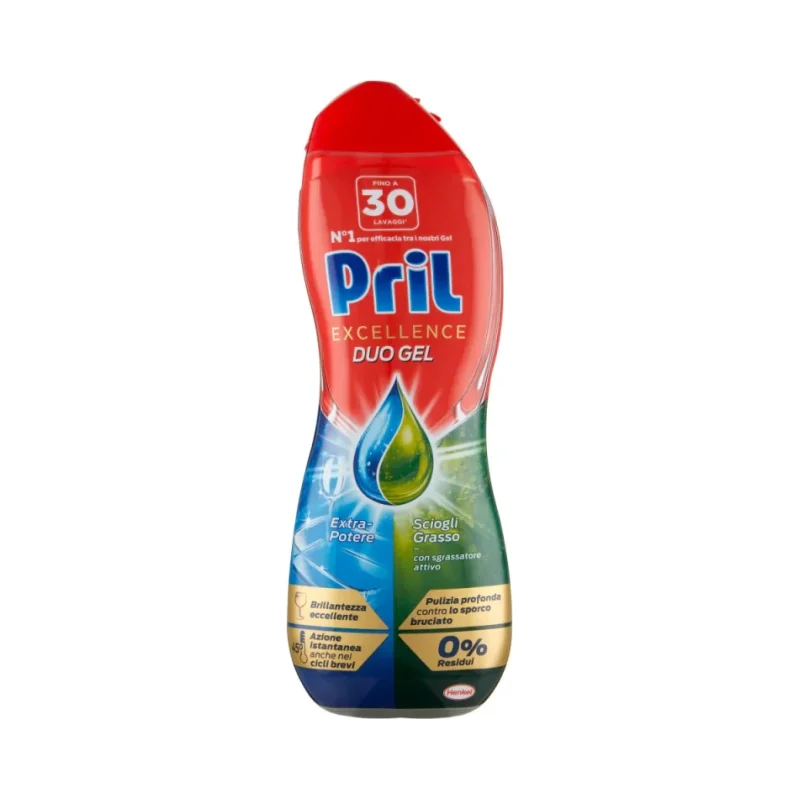 Гел за съдомиялна Pril Duo Gold за мазни съдове 540 мл - Pril