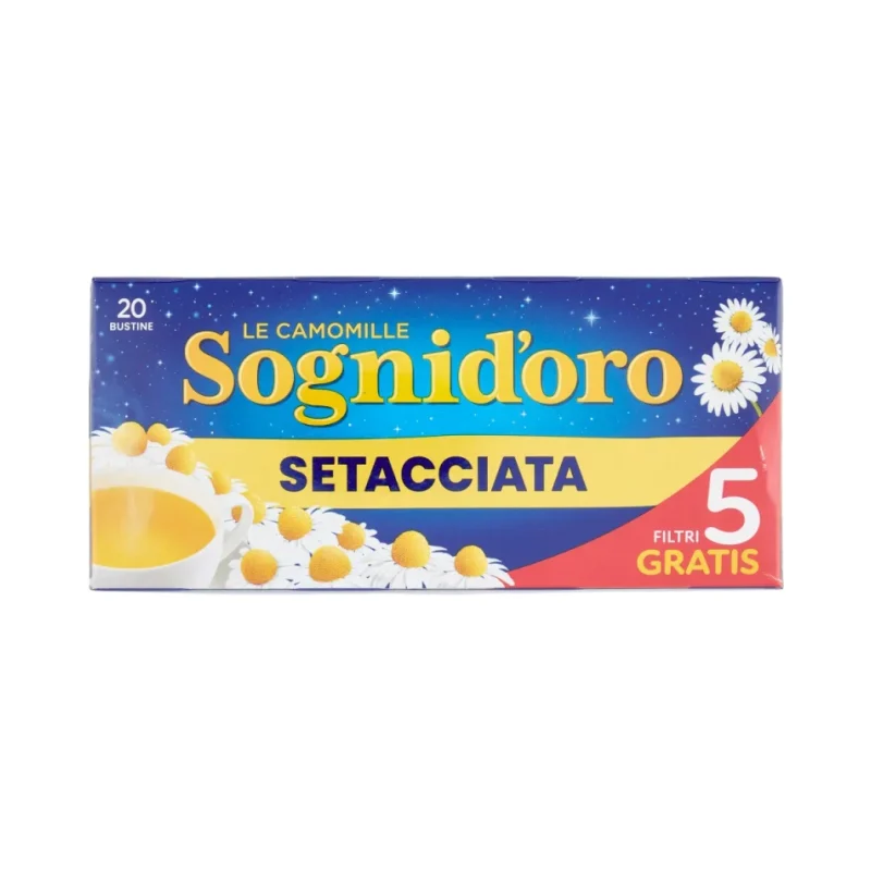Чай от лайка Camomilla Sogni D'Oro, 15+5 пакетчета - Sogni D'Oro