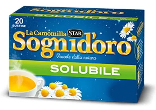 Разтворим чай лайка Sogni D'Oro Star, 20 пакетчета