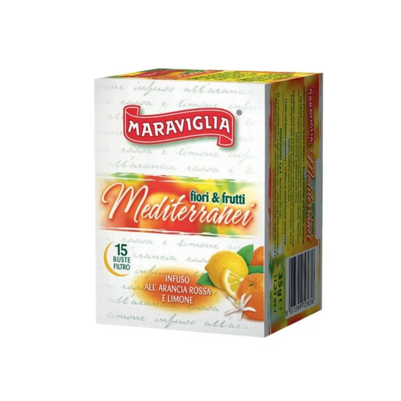 Чай Maraviglia от цитрусови плодове 15 пакетчета