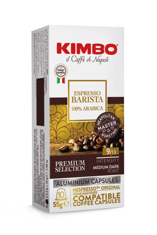 Капсули за кафе Kimbo Barista Nespresso Alu 10 бр, 55 г