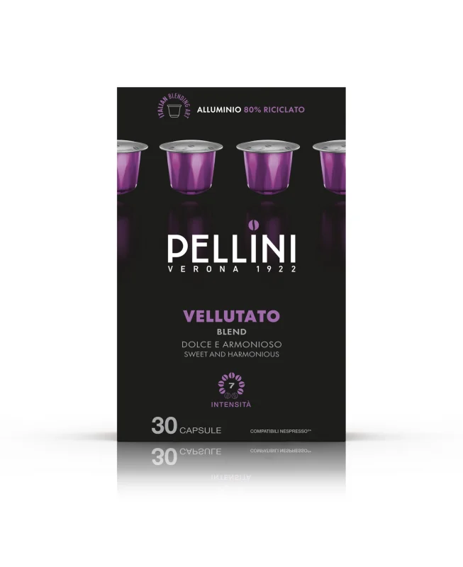 Кафе капсули Pellini Vellutato Nespresso 30 бр - PELLINI