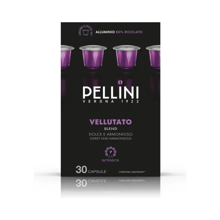 Кафе капсули Pellini Vellutato Nespresso 30 бр - PELLINI