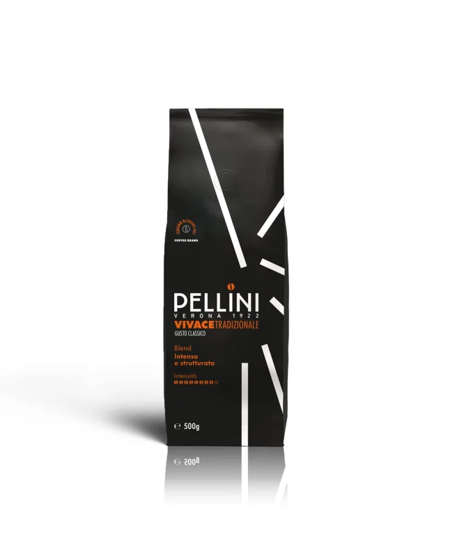 Кафе на зърна Pellini Tradizional, 500 г плик