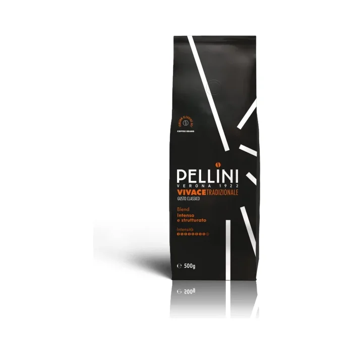 Кафе на зърна Pellini Tradizional, 500 г плик - PELLINI
