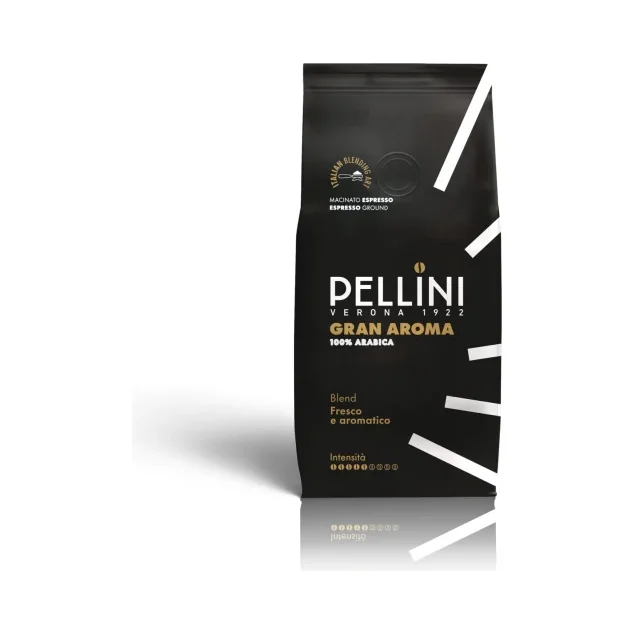 Мляно кафе Pellini Gran Aroma, 185 г плик - PELLINI