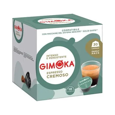 Капсули за кафе Gimoka Cremoso 30 бр /Dolce Gusto/ - Gimoka