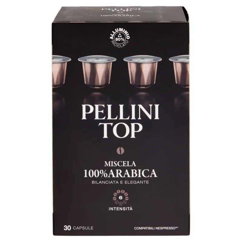 Кафе капсули Pellini Top 100% Arabica, Nespresso 30 бр