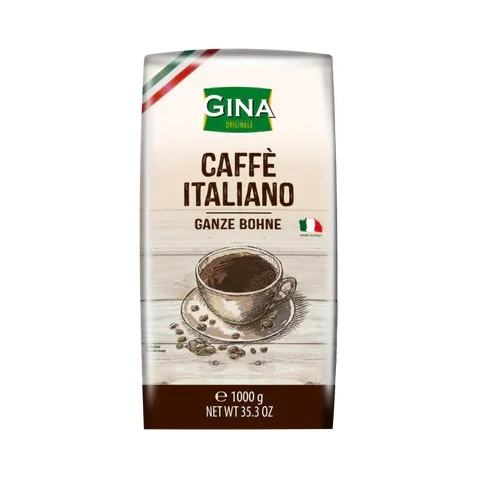 Кафе на зърна Gina Caffe Italiano 1 кг - GINA