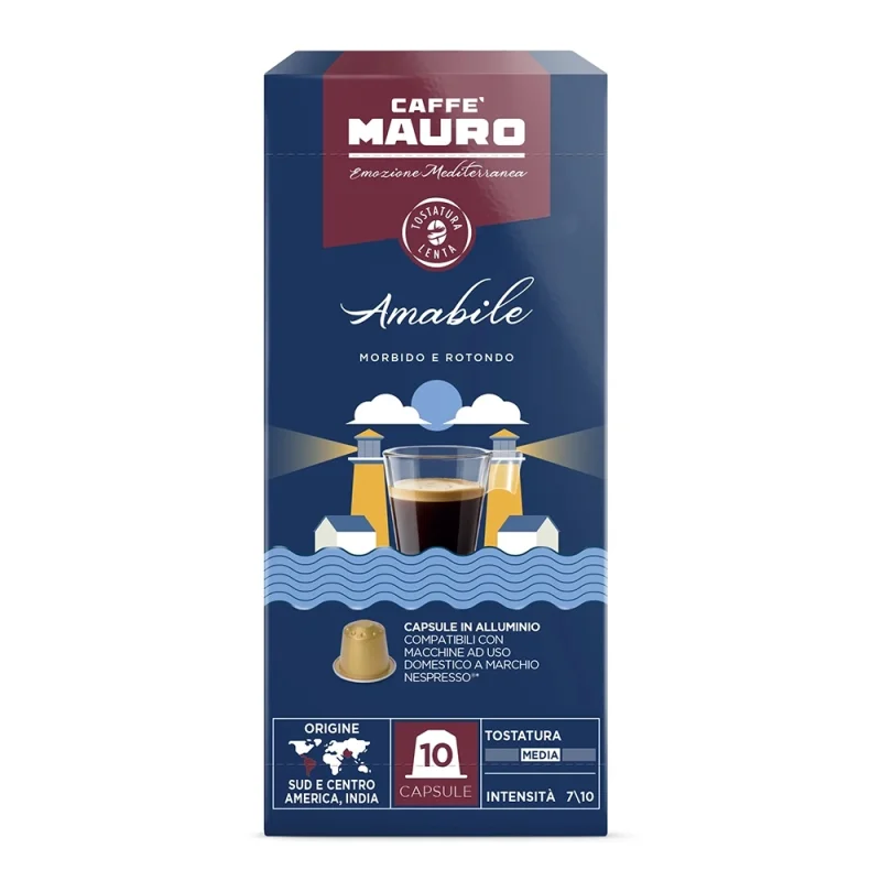 Капсули кафе Mauro Nespresso 100% Arabica, 10 бр