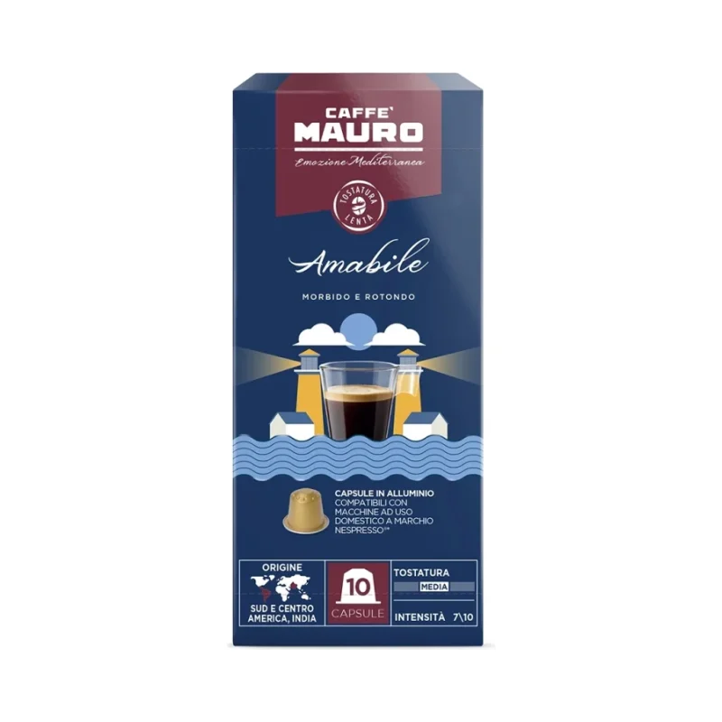 Капсули кафе Mauro Nespresso 100% Arabica, 10 бр - Mauro
