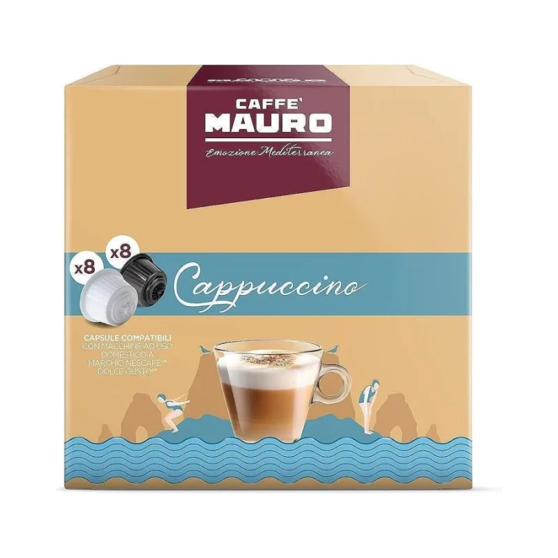 Капсуси кафе Mauro Cappuccino, 16 бр - Mauro