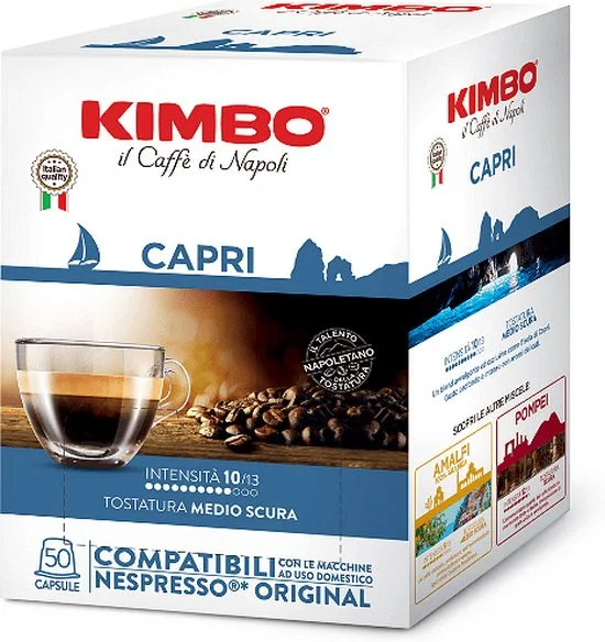 Капсули за кафе Kimbo Capri Nespresso, 50 бр