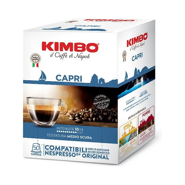 Капсули за кафе Kimbo Capri Nespresso, 50 бр - Kimbo