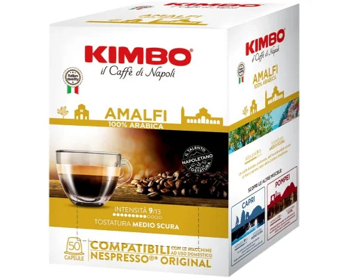 Капсули за кафе Kimbo Amalfi Nespresso, 50 бр - Kimbo