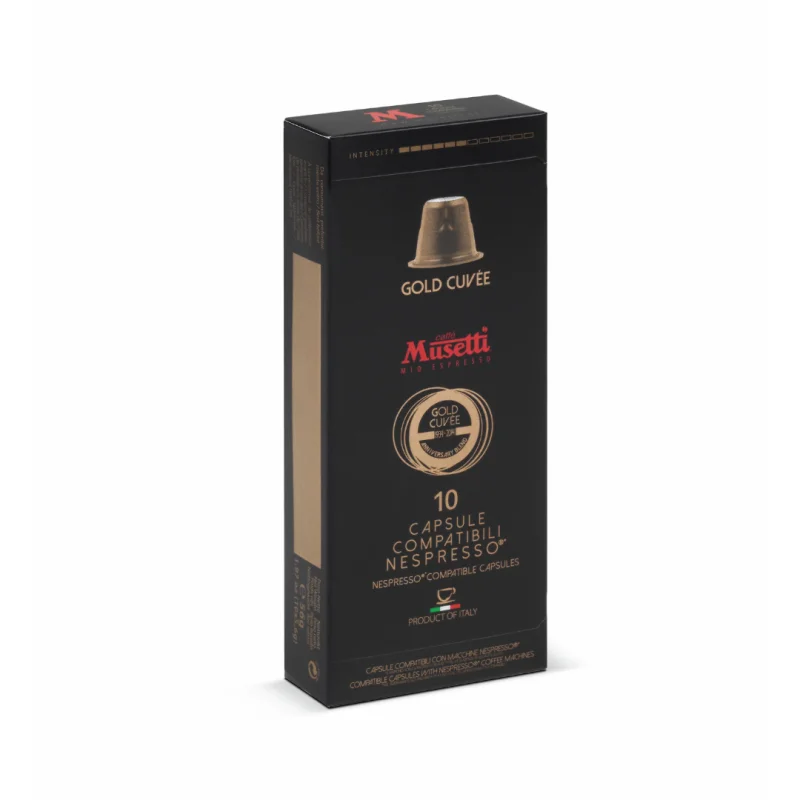 Кафе Musetti Gold Cuvee капсули Nespresso 10 бр - Musetti