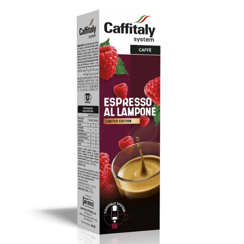 Caffitaly кафе капсули малиново еспресо/Espresso Al Lampone 10брх8гр