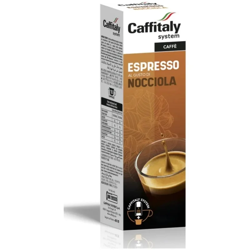 Caffitaly кафе капсули с вкус на лешник/Nocciola 10брх13гр