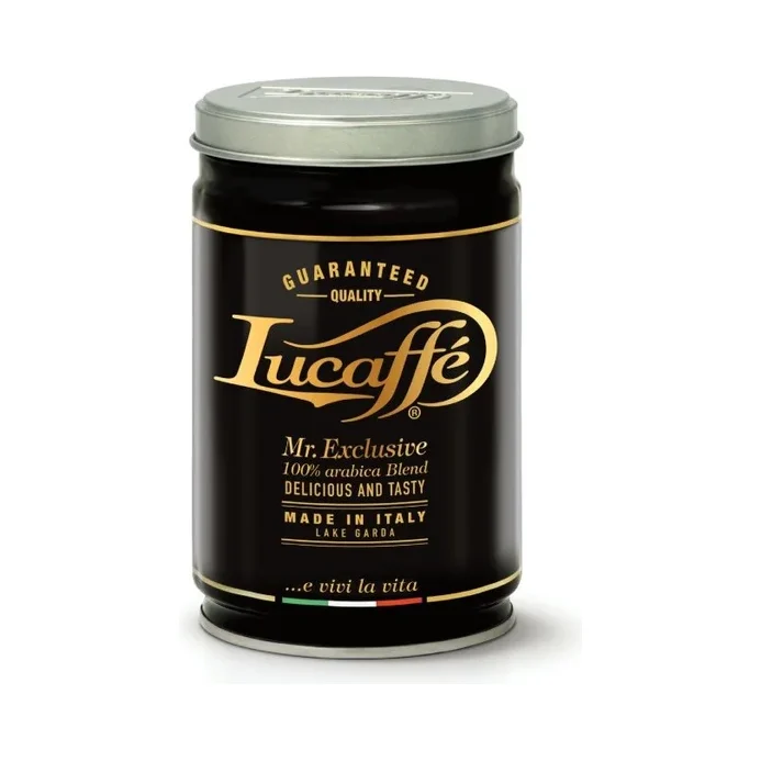 Кафе Lucaffe Mr.Exclusive 100% Arabica . мляно - метална кутия 250 гр - Lucaffe