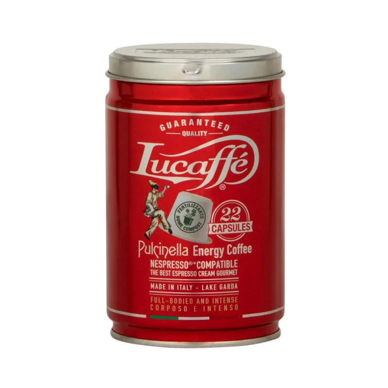 Кафе капсули Lucaffe Pulcinella неспресо 22 бр метална кутия