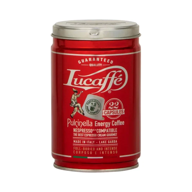 Кафе капсули Lucaffe Pulcinella неспресо 22 бр метална кутия - Lucaffe