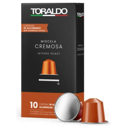 Кафе капсули Toraldo Cremosa 10 бр Nespresso - алуминиеви - Toraldo