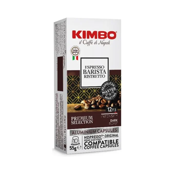Капсули за кафе Kimbo Ristretto Nespresso Alu 10 бр - Kimbo