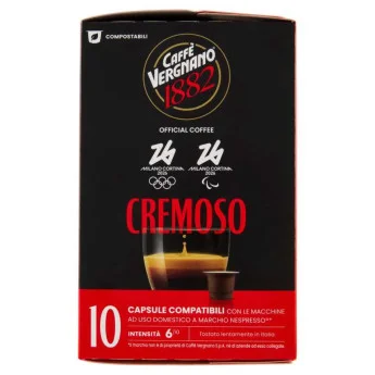 Кафе капсули Vergnano Espresso Cremoso 10 бр - Vergnano