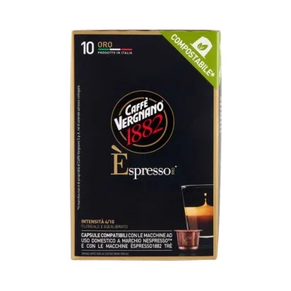 Кафе капсули Vergnano Espresso Oro 10 бр - Cafe Vergnano