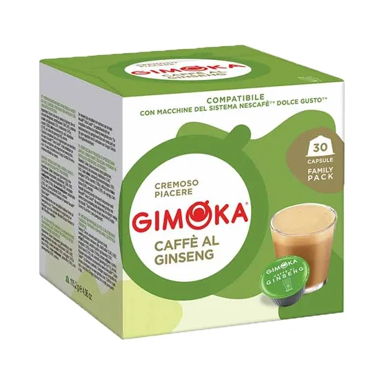 Капсули за кафе Gimoka Caffe Al Ginseng 30 бр /Dolce Gusto/ - Gimoka