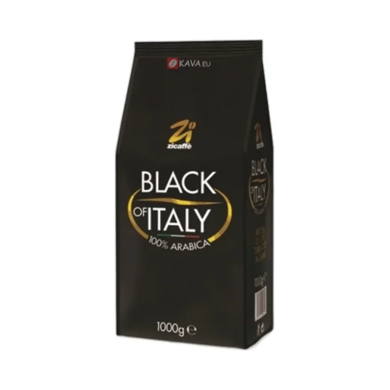 Кафе на зърна Black Of Italy 100% Arabika, 1 кг - Black