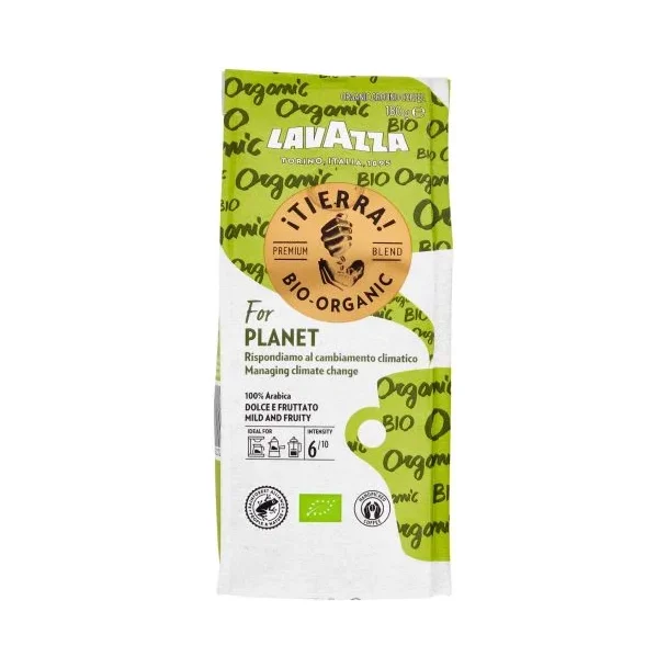 Мляно кафе Lavazza Tierra BIO-Organic, 180 г - Lavazza